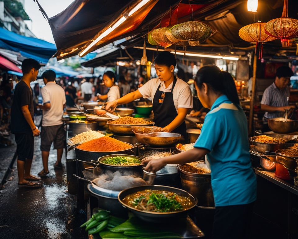 Isaan street food in bangkok